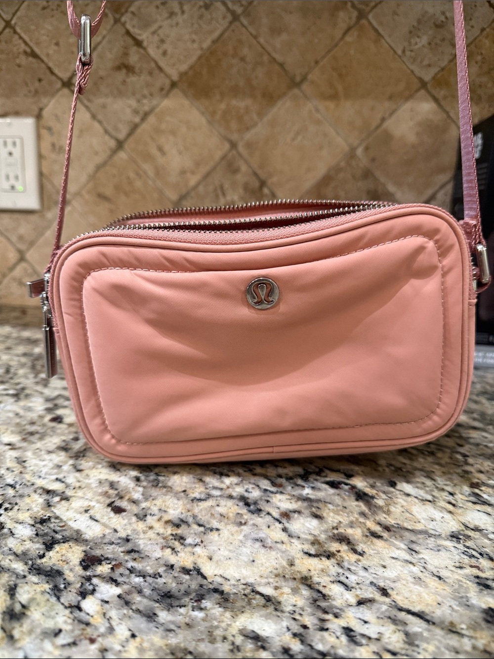 lululemon athletica Dusty Pink Crossbody Camera Bag
